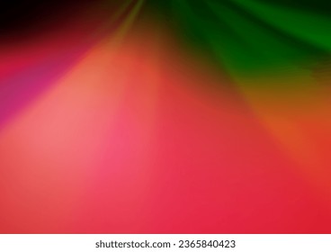 Dark Pink, Green vector glossy abstract background. Colorful illustration in abstract style with gradient. The blurred design can be used for your web site.