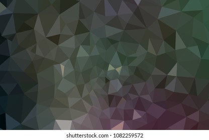 Dark Pink, Green vector gradient triangles template. Colorful illustration in abstract style with triangles. Polygonal design for your web site.
