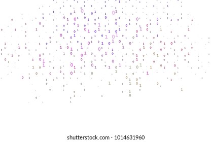 Dark Pink, Green vector layout with algebra elements. Colored mathematic signs with gradient on white background. Smart design for your business advert of university.