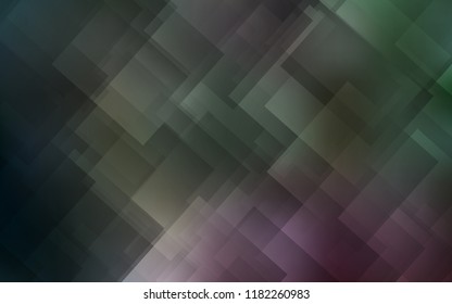 Dark Pink, Green vector layout with flat lines. Decorative shining illustration with lines on abstract template. Best design for your ad, poster, banner.