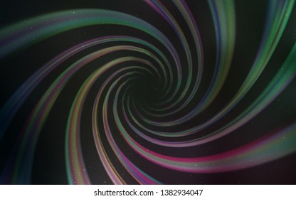 Dark Pink, Green vector layout with cosmic stars. Shining illustration with sky stars on abstract template. Smart design for your business advert.