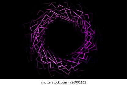 Dark Pink, Green vector low poly background. A sample with a polygonal design. Illustration in polygonal style with repeating squares