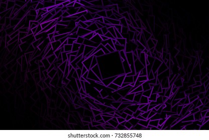 Dark Pink, Green vector low poly background. A sample with a polygonal design. Illustration in polygonal style with repeating squares