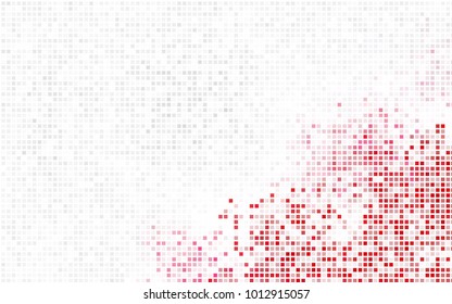 Dark Pink, Green vector modern geometrical background. Abstract template. Geometric pattern in square style with gradient.