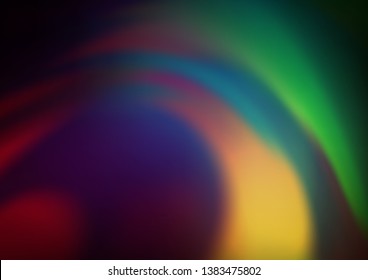 Dark Pink, Green vector modern bokeh pattern. Colorful illustration in abstract style with gradient. A new texture for your design.