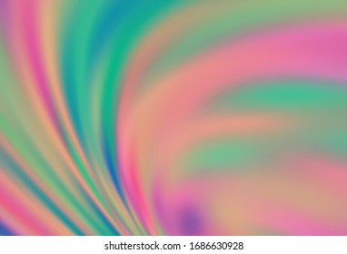 Dark Pink, Green vector modern elegant background. Shining colorful illustration in smart style. Background for designs.
