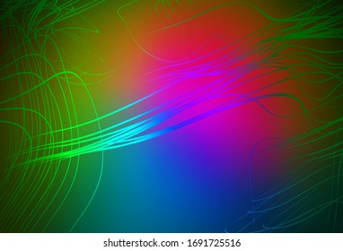Dark Pink, Green vector modern elegant backdrop. New colored illustration in blur style with gradient. Smart design for your work.
