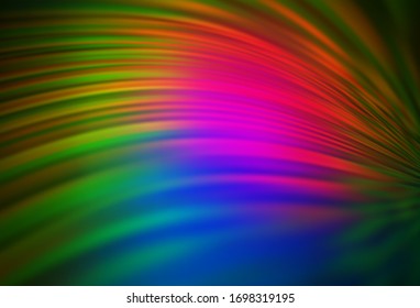 Dark Pink, Green vector modern elegant backdrop. New colored illustration in blur style with gradient. New design for your business.