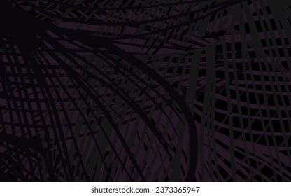 Rosa Oscuro, Vector Verde de arte natural con flores. Ilustración abstracta con flores en estilo doodles. Diseño de Doodle para su sitio web.
