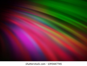 Dark Pink, Green vector pattern with bubble shapes. A sample with blurred bubble shapes. Brand new design for your ads, poster, banner.