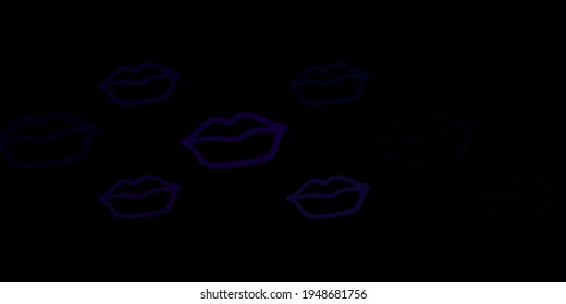 Dark Pink, Green vector pattern with feminism elements. Illustration with signs of women's strength and power. Best design to show the power of women.