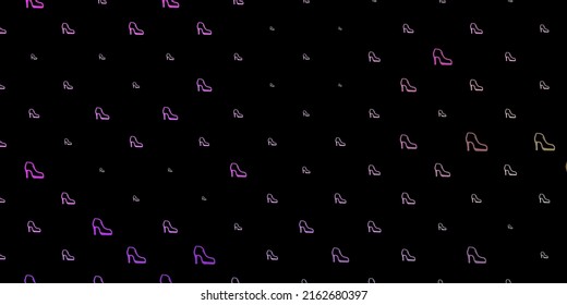 Dark pink, green vector pattern with feminism elements. Simple design in abstract style with women’s rights activism. Elegant design for wallpapers.