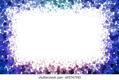 Dark Pink, Green vector pattern. Brand-new rectangular template. Shining geometric sample. Repeating theme with rectangular shapes. Texture for your design.