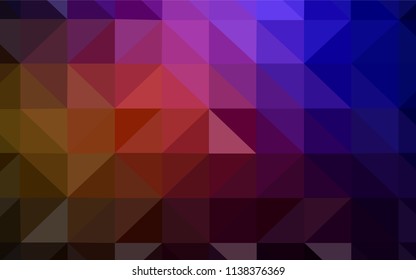 Dark Pink, Green vector polygon abstract backdrop. Modern abstract illustration with triangles. A new texture for your web site.