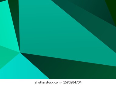 Dark Pink, Green vector polygonal background. Shining colorful illustration with triangles. Pattern for a brand book's backdrop.