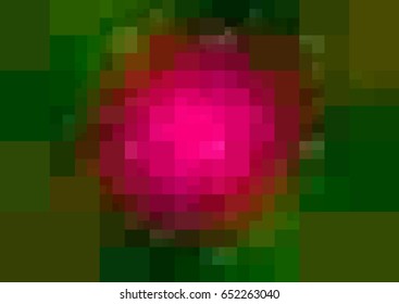 Dark Pink, Green vector polygonal illustration, which consist of rectangles. Rectangular pattern for your business design. Geometric background in Origami style with gradient. 