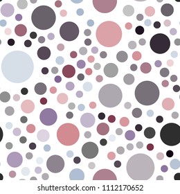 Dark Pink, Green vector seamless template with circles. Abstract illustration with colored bubbles in nature style. Pattern can be used for beautiful websites.