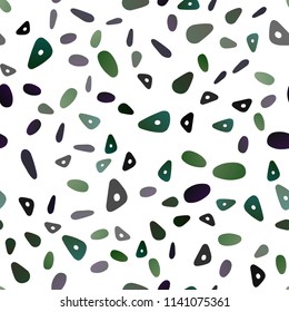 Dark Pink, Green vector seamless layout with circles, lines. Decorative design in abstract style with lines, dots. The template can be used as a background.