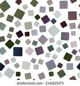 Dark Pink, Green vector seamless template with crystals, rectangles. Illustration with set of colorful rectangles. The template can be used as a background.