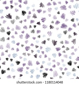 Dark Pink, Green vector seamless template with repeated sticks. Shining colored illustration with sharp stripes. Template for your beautiful backgrounds.