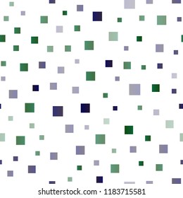 Dark Pink, Green vector seamless background with rectangles. Decorative design in abstract style with rectangles. The template can be used as a background.