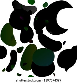 Dark Pink, Green vector seamless texture with disks. Illustration with set of shining colorful abstract circles. Trendy design for wallpaper, fabric makers.