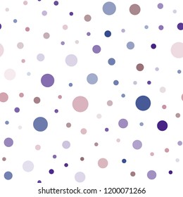 Dark Pink, Green vector seamless template with circles. Blurred decorative design in abstract style with bubbles. Trendy design for wallpaper, fabric makers.