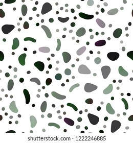 Dark Pink, Green vector seamless layout with circle spots. Blurred decorative design in abstract style with bubbles. Trendy design for wallpaper, fabric makers.