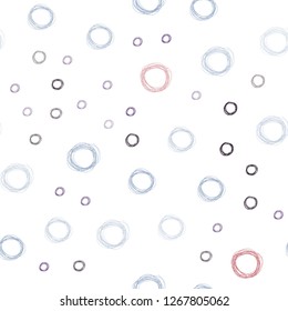 Dark Pink, Green vector seamless pattern with spheres. Blurred bubbles on abstract background with colorful gradient. Pattern can be used for futuristic ad, booklets.