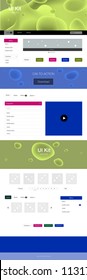 Dark Pink, Green vector style guide with bent lines. Shining curly illustration in marble style with gradient. This sample is for your landing page.
