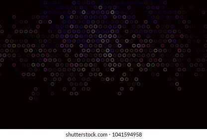 Dark Pink, Green vector  template with circles. Blurred decorative design in abstract style with bubbles. The pattern can be used for ads, leaflets of liquid.