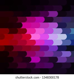 Dark Pink, Green vector template with lines. Geometric abstract illustration with blurred lines. Template for your UI design.