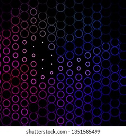 Dark Pink, Green vector template with circles. Modern abstract illustration with colorful circle shapes. Design for your commercials.