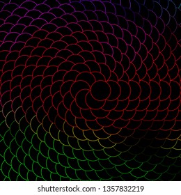 Dark Pink, Green vector template with circles. Abstract decorative design in gradient style with bubbles. Design for posters, banners.