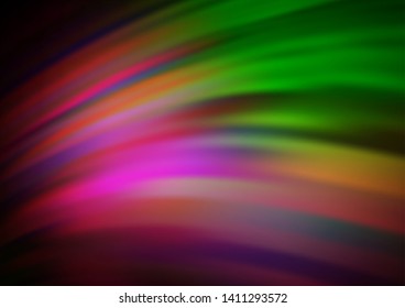 Dark Pink, Green vector template with bubble shapes. Colorful illustration in abstract marble style with gradient. Marble design for your web site.