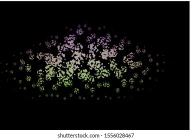 Dark Pink, Green vector template with memphis shapes. Decorative design in abstract style with random forms. Background for a cell phone.