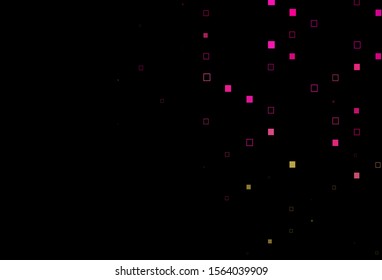 Dark Pink, Green vector template with square style. Illustration with set of colorful rectangles. Modern template for your promotion.