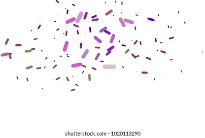Dark Pink, Green vector texture with colored capsules. Decorative shining illustration with lines on abstract template. Best design for your ad, poster, banner.
