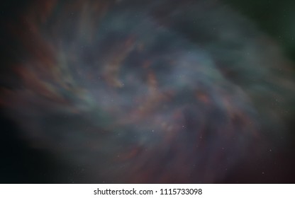 Dark Pink, Green vector texture with milky way stars. Modern abstract illustration with Big Dipper stars. Smart design for your business advert.