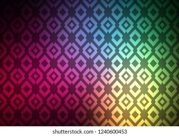 Dark Pink, Green vector texture in rectangular style. Abstract gradient illustration with rectangles. The template can be used as a background.