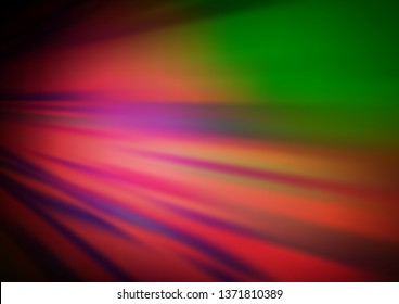 Dark Pink, Green vector texture with colored lines. Shining colored illustration with narrow lines. Smart design for your business advert.