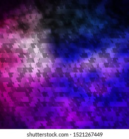 Dark Pink, Green vector texture with triangular style. Glitter abstract illustration with triangular shapes. Pattern for booklets, leaflets