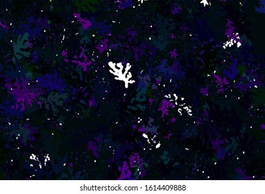 Dark Pink, Green vector texture with abstract forms. Illustration with colorful gradient shapes in abstract style. Elegant design for wallpapers.