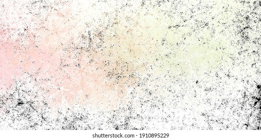 Dark pink, green vector texture with swirls. Abstract decorative design in gradient style with bubbles. Design for your commercials.