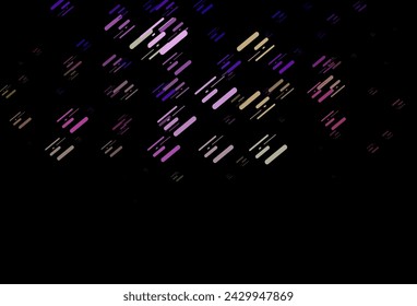 Dark Pink, Green vector texture with colorful lines. Glitter abstract illustration with colored sticks. Pattern for business booklets, leaflets.
