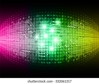 dark pink green yellow Light Abstract Technology background for computer graphic website internet. circuit. illustration. infographics. binary code background. www.vector.Spark.zero one. Global. pixel
