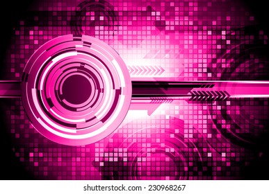 Dark pink Light Abstract Technology background for computer graphic website internet. circuit. 