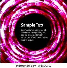 Dark pink Light Abstract Technology background for computer graphic website internet. text box. Brochure. card.