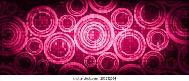 Dark pink Light Abstract Technology background for computer graphic website internet. circuit.