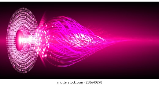 Dark pink Light Abstract Technology background for computer graphic website internet. text box. Brochure. card. wave